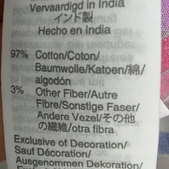 J Crew Peasant top in metallic pastel stripe Size Large - Picture 13 of 13